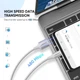 Кабель UGREEN US288 USB 2.0 to USB Type-C Cable Nickel Plating Aluminum Braid 3A 2m White (60133) - зображення 2