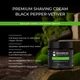 Крем для гоління Barbers Black Pepper-Vetiver з тонізуючим ефектом 100 мл (4823109411821) - зображення 5