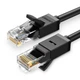 Кабель UGREEN NW102 Cat 6 UTP Lan Cable 1m (чорний) (20159) - зображення 1
