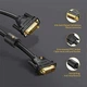 Кабель UGREEN DV101 DVI (24+1) Male to Male Gold Plated 2m Black (11604) - изображение 2