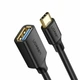 Адаптер UGREEN US154 USB-C Male to USB 3.0 A Female Cable Black (30701) - зображення 1