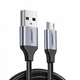 Кабель UGREEN US290 USB 2.0 - micro-USB Aluminum Braid 2m Black (60148) - изображение 1