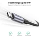 Кабель UGREEN US290 USB 2.0 - micro-USB Aluminum Braid 2m Black (60148) - изображение 2