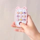 Прорезыватель силиконовый для зубов грызунок-игрушка "TinyPhone" темно-розовый (PC1018) - изображение 7