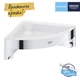 Полка настенная GROHE QuickFix Start Cube 41106000 160мм угловая прямоугольная металл хром CV035416 - изображение 4