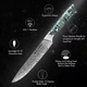 Японський ніж з дамаської сталі TURWHO 6" для м'яса та фруктів (VG10 Steel"6M) - зображення 4