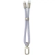 Дата кабель-шнурок HOCO GH5 Elegant Type-C to Lightning (0.21m) (Denim Blue) (214302) - изображение 2