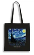 Екошопер Bookopt VAN GOGH - Зоряна ніч. Чорний (ВК4062) - изображение 2