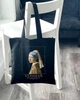 Екошопер BookOpt BK4074 VERMEER Дівчина з перловою сережкою, чорний - изображение 7