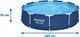 Каркасний басейн Bestway Steel Pro 305 x 76 см 8 в 1 56679 (6941607329221) - зображення 7