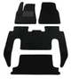 Двошарові килимки Sotra Classic 7mm Black для Tesla Model X (mkI)(6 місць)(без консолі на 2 ряди)(1-2-3 ряд) 2016→ (ST 90606-CL-Black) - изображение 1