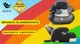 Автокресло Baby Car Seat HB608 со спинкой Черно-серое (km-79743) - изображение 3