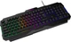 Клавіатура мембранна MSI FORGE GK100 104key, USB-A, EN/UKR/RU, ColorLED, чорний - зображення 3