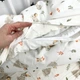 Теплый фланелевый пододеяльник 90х120 см Oh My Kids "Зайчики" - изображение 3