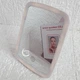 Зеркало для макияжа со светодиодной подсветкой LED Makeup Mirror, прямоугольное настольное косметическое зеркало с 3 режимами освещения, сенсорным управлением и регулируемым углом наклона Белое GFRE-811-White - изображение 2