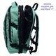 Рюкзак зелений DERBY CabinPack-40 з кишенею для ноутбука до 17,3" відділ для одягу об'єм 26-40 літрів 50 40 20 ручна поклажа в літак дорожній для подорожей 40 30 20 - зображення 7