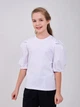 Подростковая блуза для девочки Smil 110859 158 см Белая (4824039354875) - изображение 1