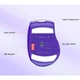 Беспроводная игровая компьютерная мышь Mееtion BTM001 RGB подсветка 2400 DPI 7 кнопок USB 2.4G White-purple - изображение 8