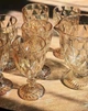 Набор бокалов для вина Glassware 6шт Подарочные цветные стеклянные фужеры для коктейлей 300мл Gold - изображение 4