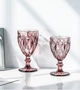 Набор бокалов для вина Glassware 6шт Подарочные цветные стеклянные фужеры для коктейлей 300мл Бордо - изображение 2