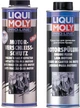 Набор Антифрикционная присадка с дисульфидом молибдена в моторное масло Liqui Moly Pro-Line Motor-Verschleiss-Schutz 1 л (4100420051975) + Профессиональная промывка двигателя Liqui Moly Pro-Line Motorspulung 500 мл (2427) - изображение 1