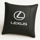 Автомобильная подушка с вышитым логотипом LEXUS 35х35 см - изображение 1