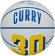 Мяч баскетбольный Wilson NBA Player Icon Mini Bskt Curry Size 3 White (WZ4007401XB3) - изображение 1