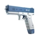 Электрический водяной пистолет Glock с USB зарядкой и большим магазином Синий ( код: WGG-9x19Z ) - изображение 3