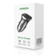 Автомобільний зарядний пристрій UGREEN CD130 Dual USB Car Charger (Space Gray) (UGR-30780) (UGR-30780) - изображение 2