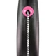 Рулетка Flexi Black Design XS, трос 3 м, рожевий - зображення 2