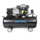 Компресор двоциліндровий Apro OFD-100MX 8Бар 2.8кВт 430л/хв 100л (2 крана) + олія 0,2л (850179) - зображення 1