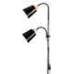Торшер напольный на два плафона SVLIGHT D14-BK - изображение 2