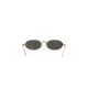 Сонцезахисні окуляри Fendi First Crystal Ovale Sonnenbrille Gold - зображення 5