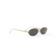 Сонцезахисні окуляри Fendi First Crystal Ovale Sonnenbrille Gold - зображення 7