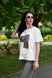 Футболка жіноча літня Fashion 54/56 білий - зображення 1