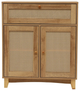 Komoda HOMLA NOTTO z rattanem 74 x 35 x 86 cm (5904183849676) - obraz 2