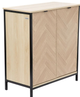 Komoda HOMLA SWEN naturalna z metalowymi nogami 80 x 40 x 88 cm (5904183879109) - obraz 1