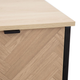 Komoda HOMLA SWEN naturalna z metalowymi nogami 80 x 40 x 88 cm (5904183879109) - obraz 7