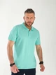 Чоловіча бавовняна футболка-поло Uaclothes S Ментоловий (like33234-134481351) - зображення 2