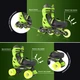 Роликовые коньки Neon Combo для детей от 6-ти лет, размер 30-33 Салатовый с черным (NT09G4) - изображение 7