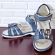 Ортопедичні босоніжки відкриті сандалії на липучках для дівчинки Clibee 171 синий 25(стелька 16,2см) - изображение 2
