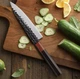 Японський ніж Santoku у подарунковій упаковці TURWHO 5,5" універсальний (X50Cr15MoV Steel"5,5) - зображення 4