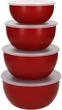 Набор мисок для смешивания KitchenAid Universal KQG176OSERE 4 шт красный - изображение 1