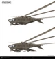 Збірна модель 1/72 Dune Harkonnen Ornithopter Менг DS-009 - изображение 2