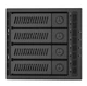 Зовнішня кишеня Chieftec CMR-3141SAS 3x5.25" -> 4x3.5" HDDs Hot-Swap Metal (CMR-3141SAS) - зображення 2