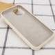 Чехол Fiji Silicone Case для Apple iPhone 12 Pro Max бампер накладка Full Soft Antique White - изображение 3
