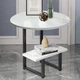 Стіл журнальний Modern Home 2 яруси 40 х 40 х 56 см (M50273-W) Білий - зображення 3