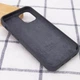 Чехол Fiji Silicone Case для Apple iPhone 12 Pro бампер накладка Full Soft Carbon Grey - изображение 3