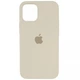 Чехол Fiji Silicone Case для Apple iPhone 12 Pro Max бампер накладка Full Soft Antique White - изображение 1