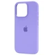 Чехол Fiji Silicone Case для Apple iPhone 16 Pro бампер накладка Soft Touch с микрофиброй Light Purple - изображение 1